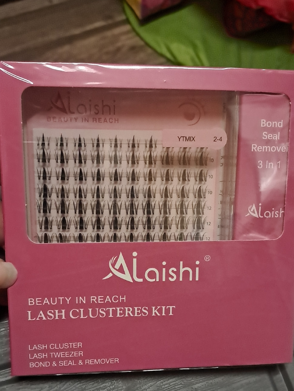 Alaishi Lash Clusters Kit - Pink Packaging